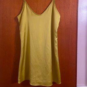 American Threads Mini Slip Dress